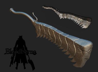 Bloodborne Beast Cutter 3d printable model