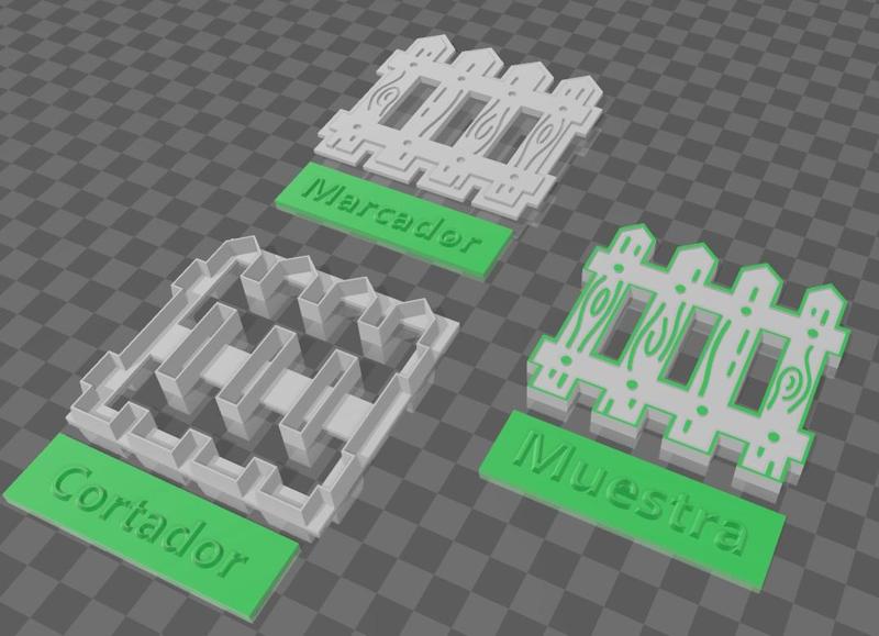 Cutter and marker Nearby