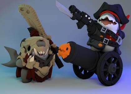 BoneJaw and BlackShork Combo pack!