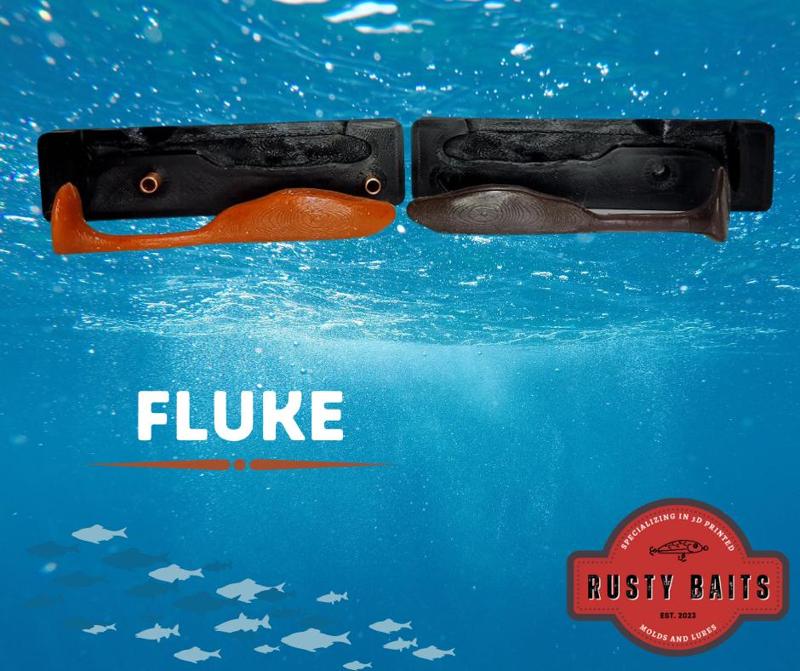 4 5/8 FLUKE LURE MOLD