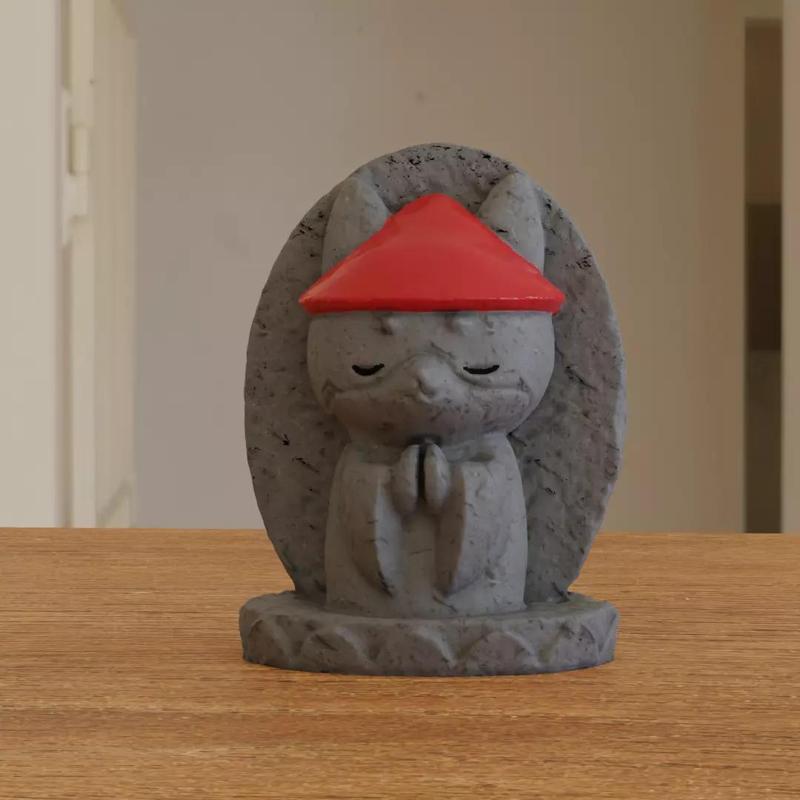 Japanese monk cute - buddha - zen - yoga - home decor