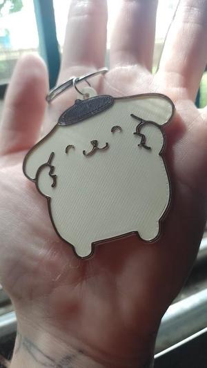 pompompurin keychain
