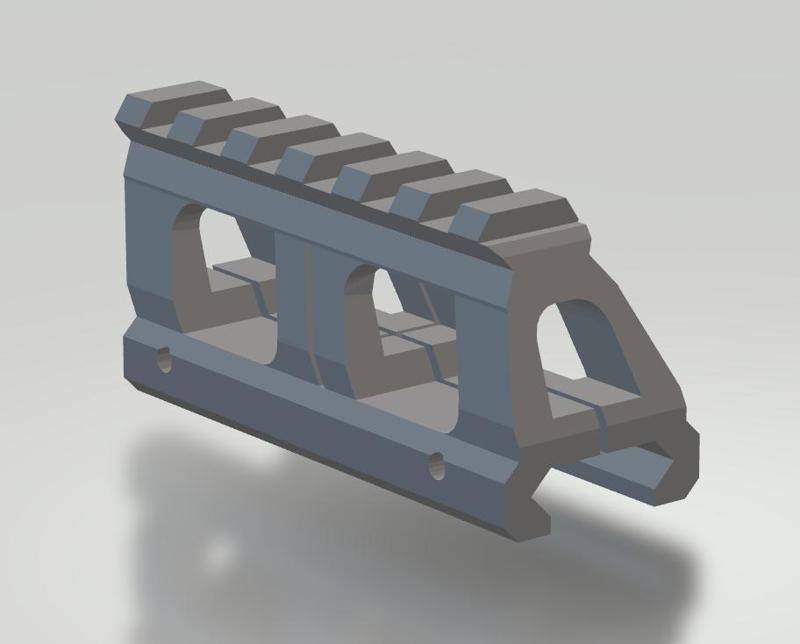 Picatinny rail 20mm to 11mm