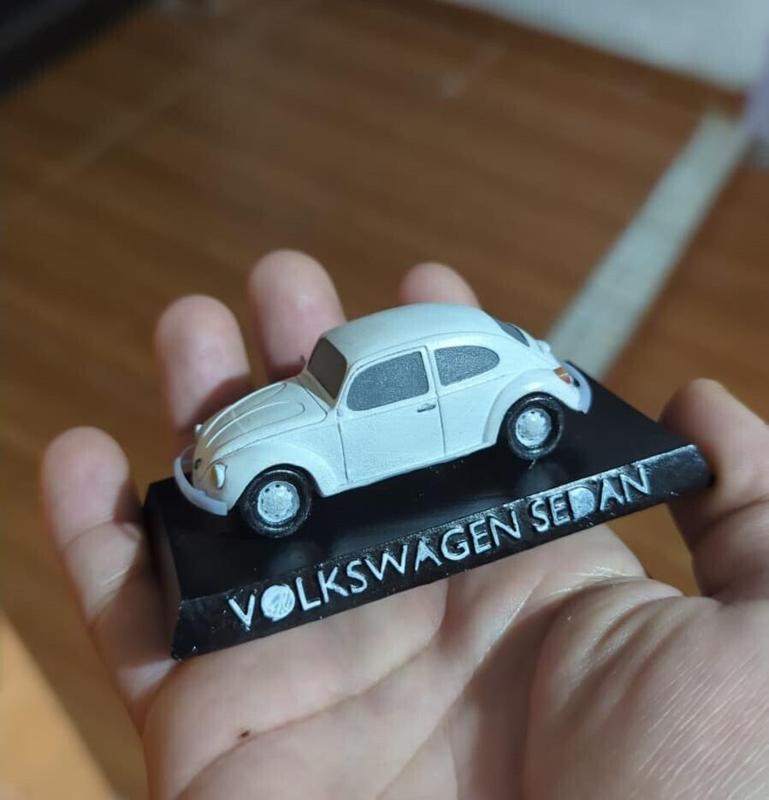 Auto Volkswagen (Mexican Beetle)" bocho" 1/56 scale (without interior design)
