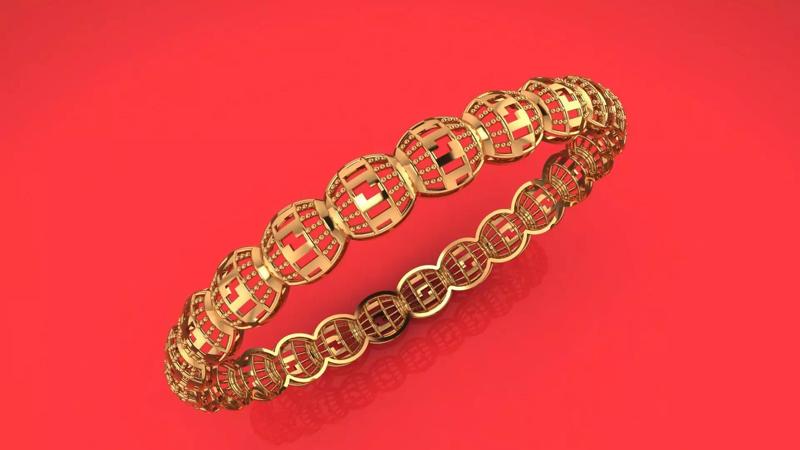 1359 Gold Bangle 11gm