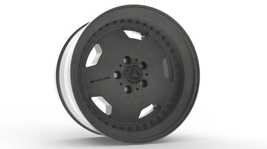 MERCEDES AERO AMG 3 RIM 3D MODELING STL