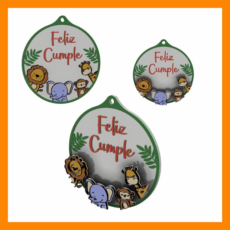 Safari Baby Animal Keychain - Safari Baby Animal Keychain