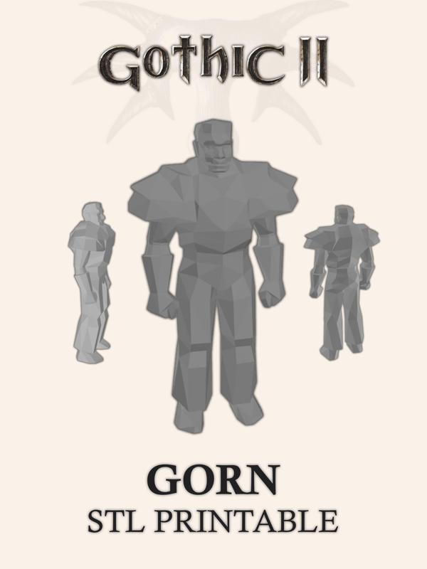 Gothic 2 Gorn - Low Poly