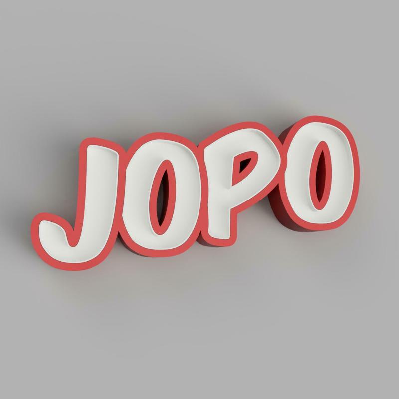 JOPO - LED LAMP WITH NAME (NAMELED)