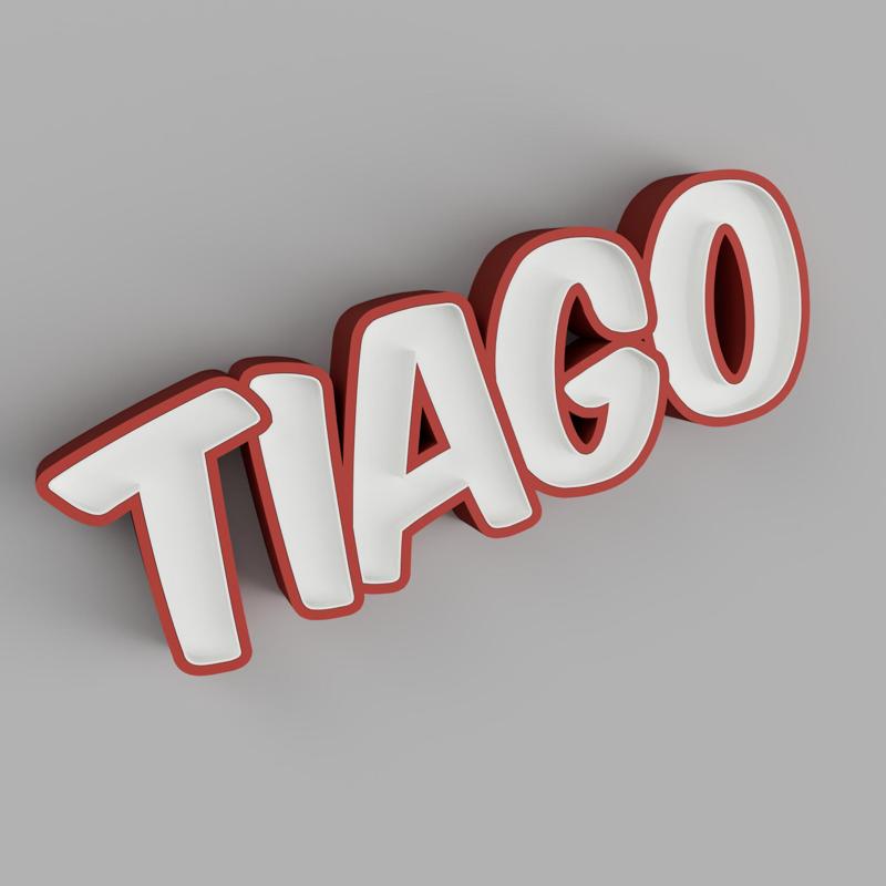 TIAGO -  LED LAMP WITH NAME (NAMELED)