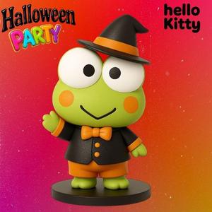 hello kitty halloween keroppi