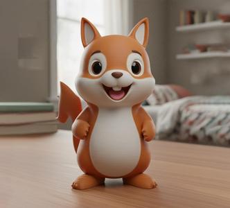 Cute Squirrel STL file