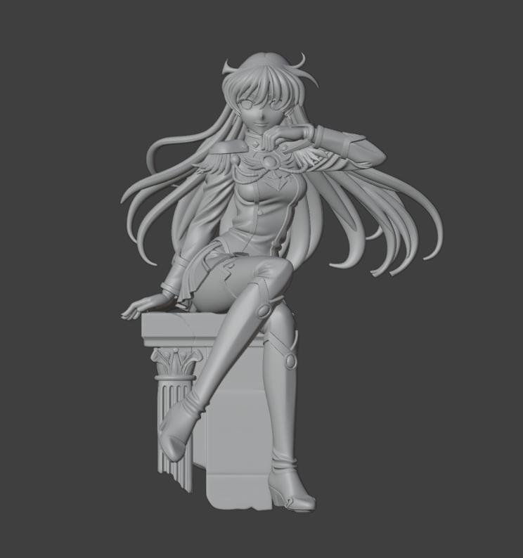 Umi Ryuuzaki Concept Art Magic Knights Rayearth Anime Action
