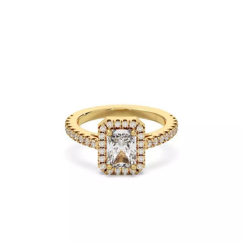 Radiant Cut Diamond Ring