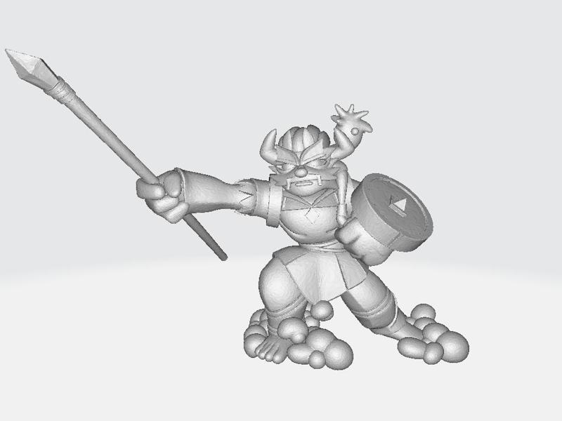 CoC Yeti Champion Legendary Skin Pose 2