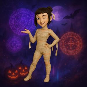 K-pop Demon Hunters - Zoey (Mummy Costume) - Halloween Edition (STL)
