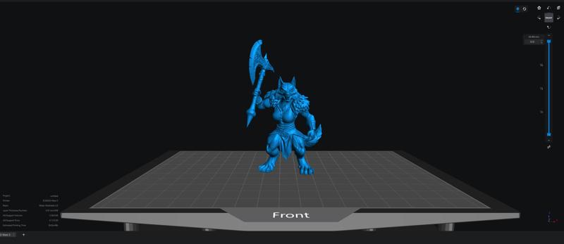 Wolfkin Female Barbarian v1