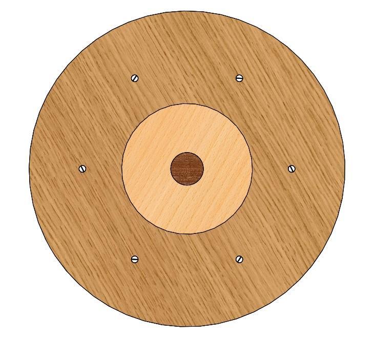 Wood Rotating Dining Table Design V1-TBRI61450776
