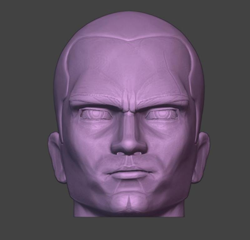 Starkiller, Sam witwer, Galen Marek, Clone Wars Style, Star Wars the force Unleashed Bust Head, and Vase for 3d printing