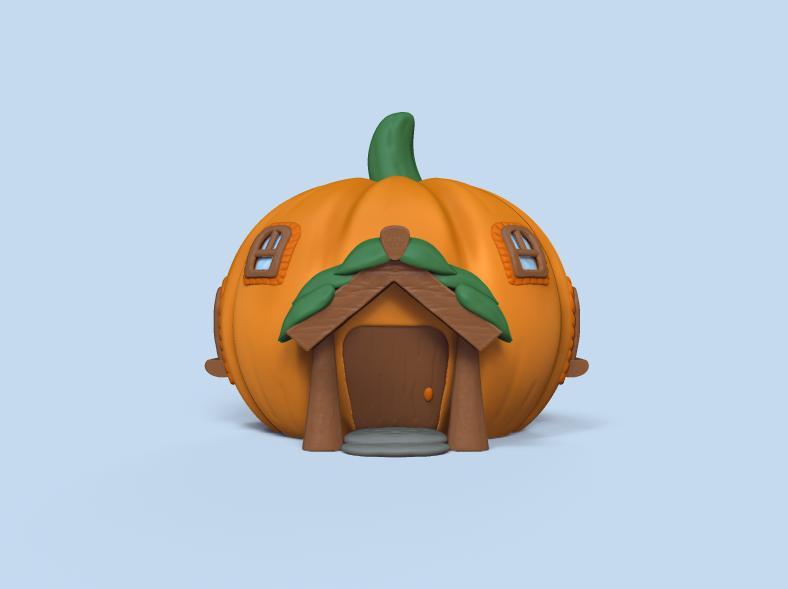 Gnome Pumpkin House