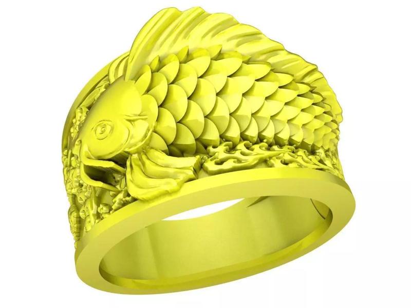 6127 Fengshui Carp Ring