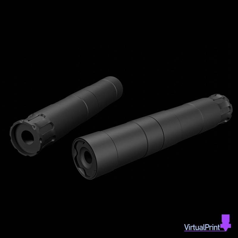 LONG AIRSOFT SILENCER