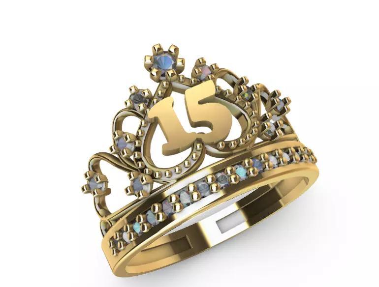 Anillo de 15 para dama-mujer -v-