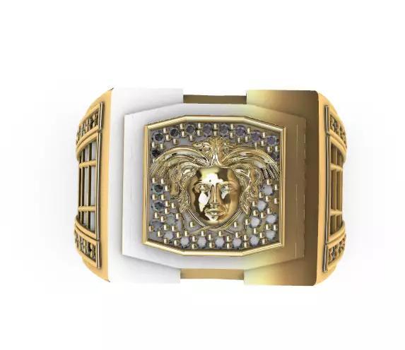 Anillo para caballero-hombre -v-