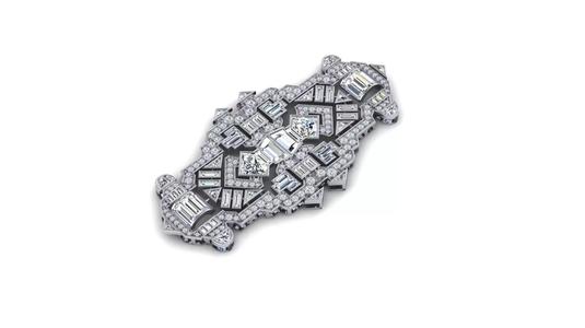 Diamond Brooch