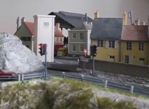 Traffic lights for ladder 1/87 with electronic management