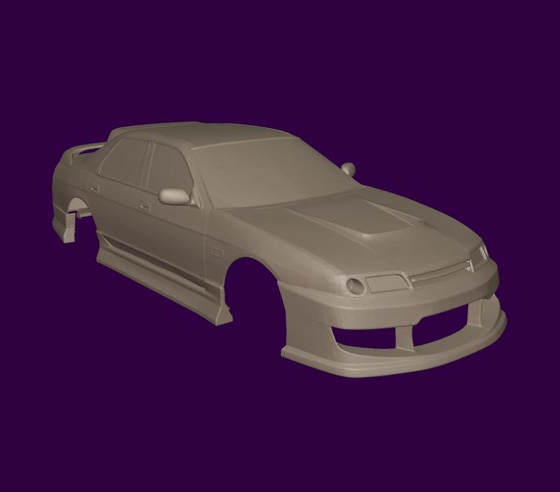 RC BODY R33 GTS-4 SEDAN NISSAN 3D STL PRINT