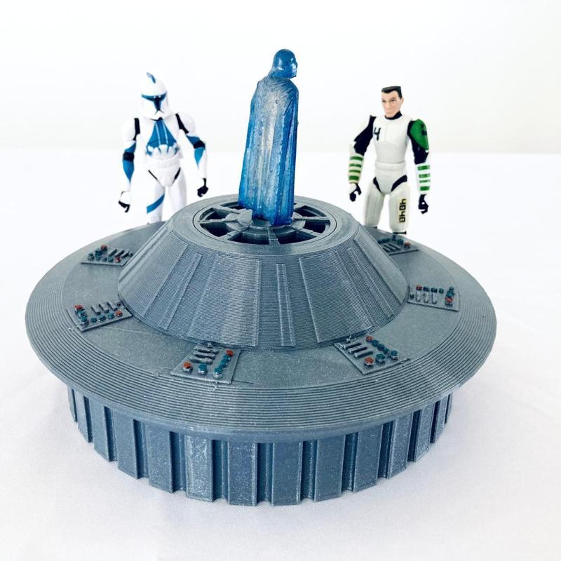 Clone Wars Holographic Projector #2 for 3.75 in & 6in Figure Diorama