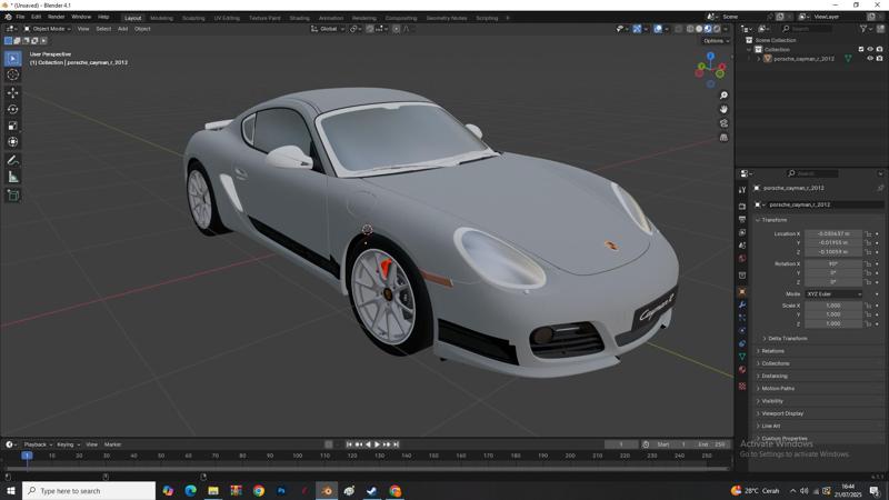 PORSCHE CAYMAN R 2012