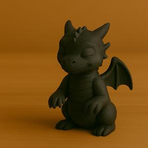 Baby Dragon Duo – Egg & Standing | 3D Printable Fantasy Figurines STL