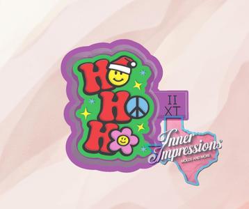 Retro HoHoHo Christmas Freshie Mold