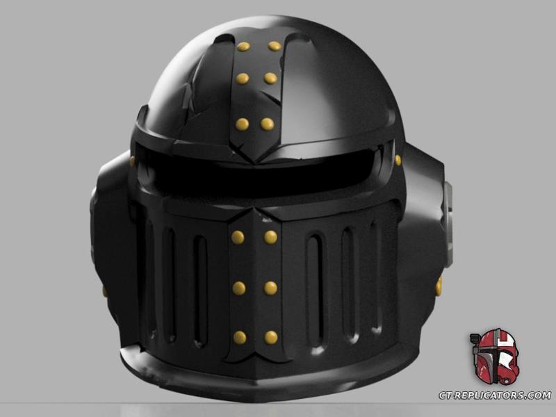 Black Templar Champion Space Marine 2 Helmet 1:1 Cosplay Replica