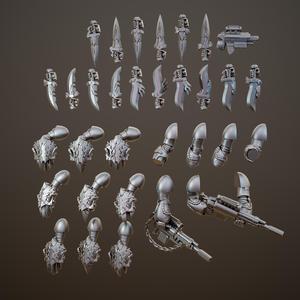 Stealthy Watchers - Arms and Blades pack
