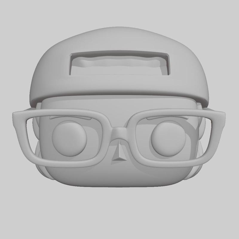 Pop - Head boy cap glasses