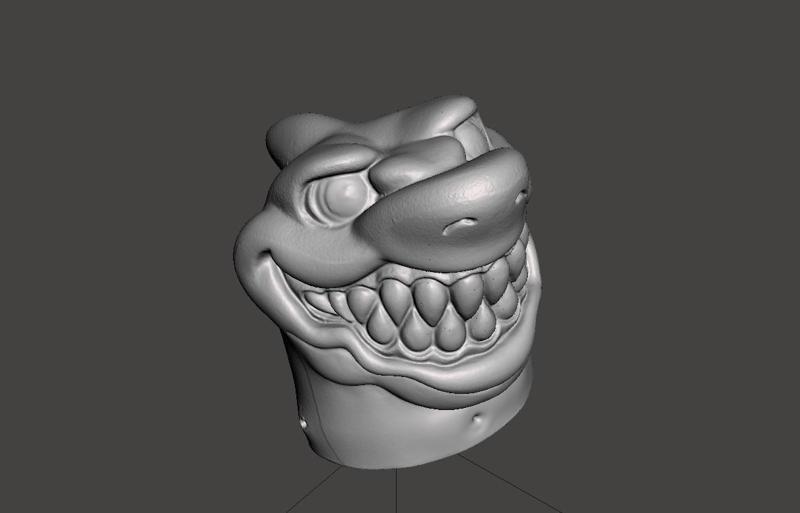 whack a mole hammerhead street shark head replacement original scan