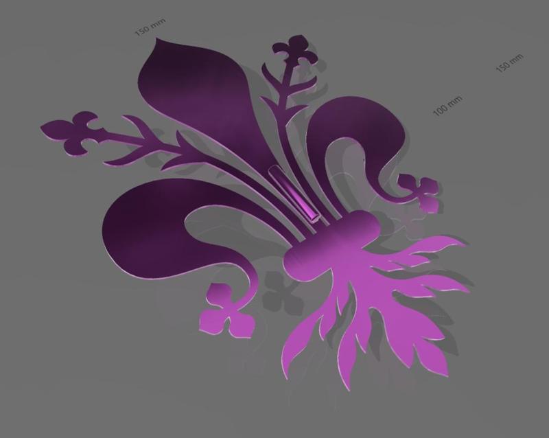 Florence Lily stencil