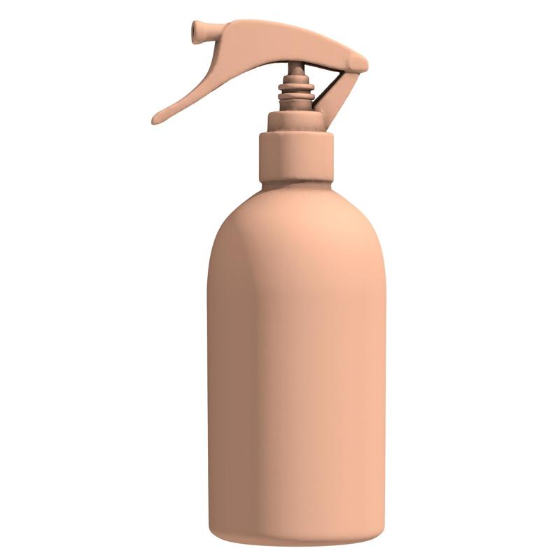 Metal bottle with dispenser large