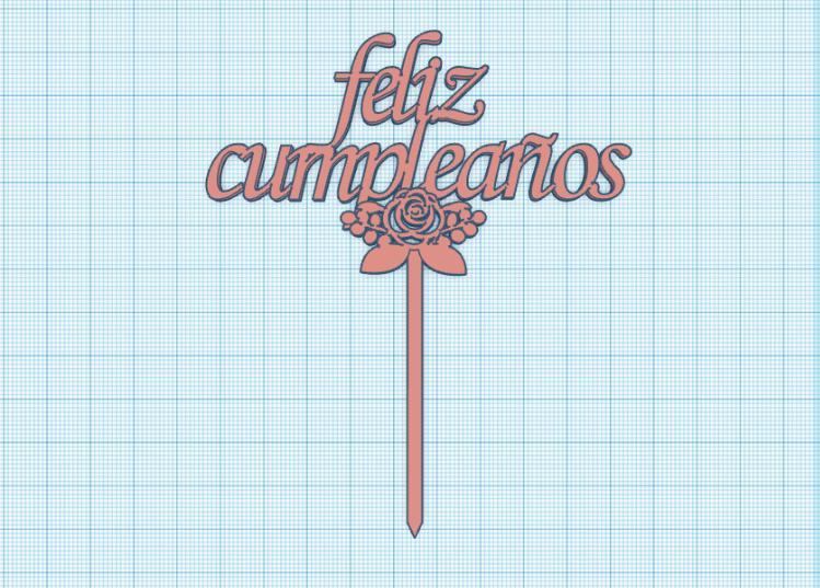 happy birthday topper