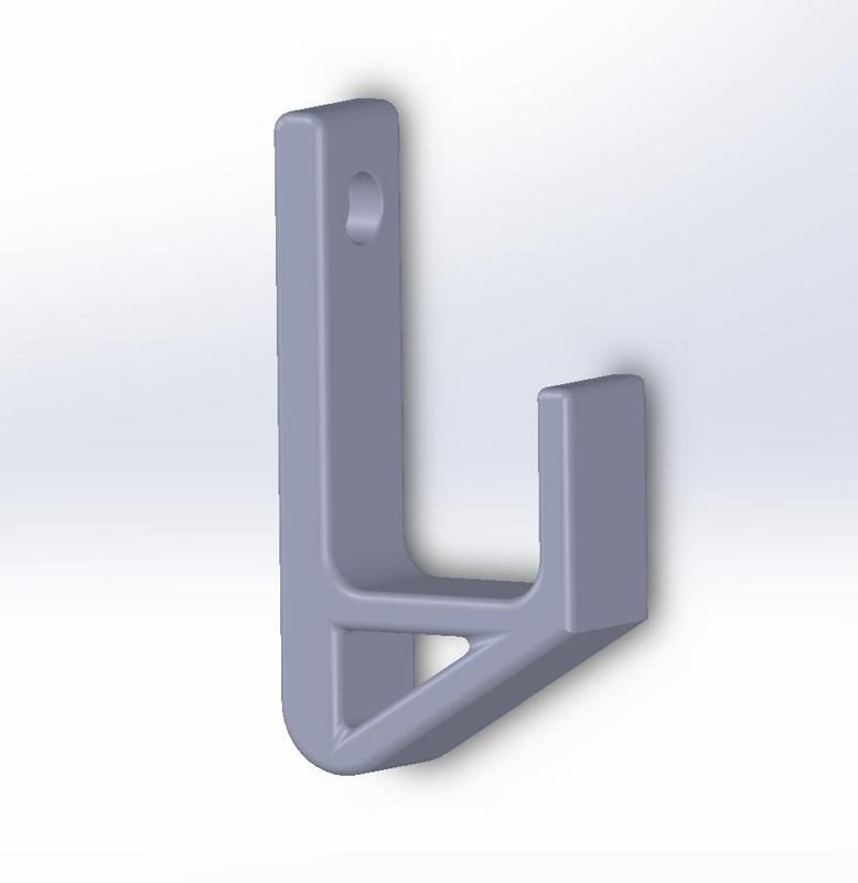 🪝 Heavy-Duty Multipurpose Hook – STL File – No Supports – Holds up to 25 lbs -Ultimate Backpack - Lunchbox- Towel- Utility Hook - Functional Hook
