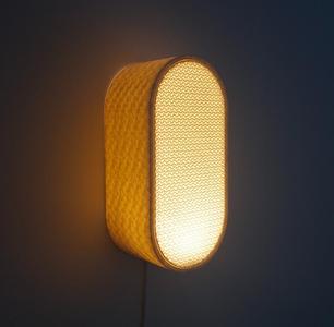 Wall lamp for bambu light