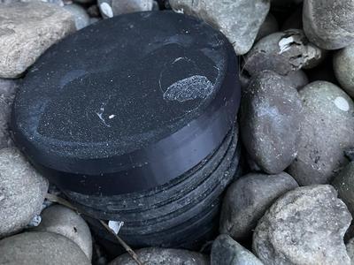 Drain pipe end cap Ø100mm