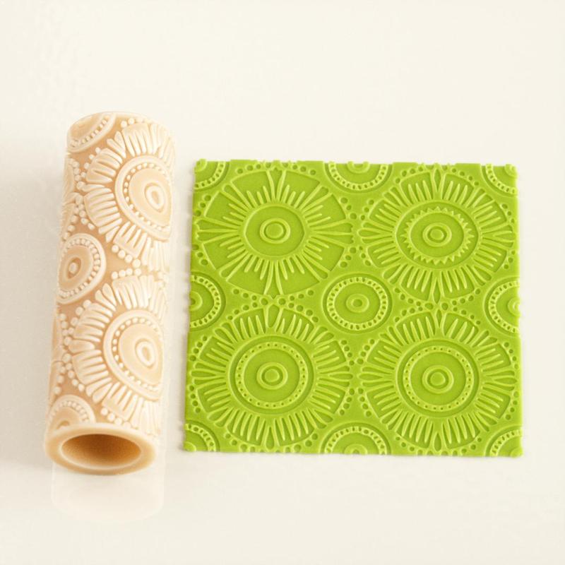 Mini Mandala Circles Texture Roller no.1