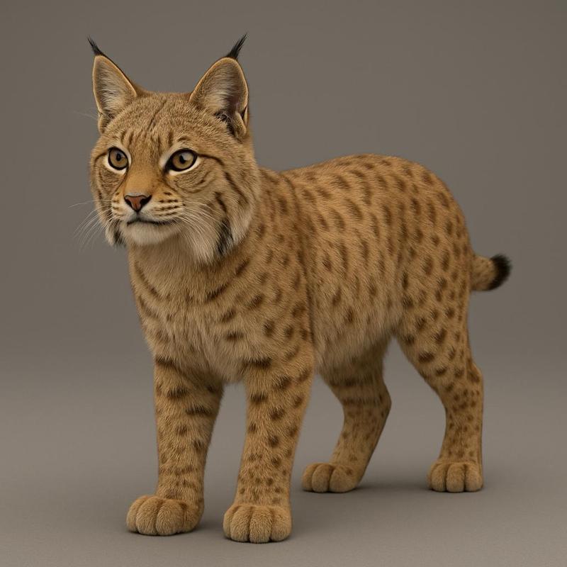 3D Render of a Bobcat