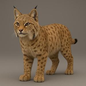 3D Render of a Bobcat