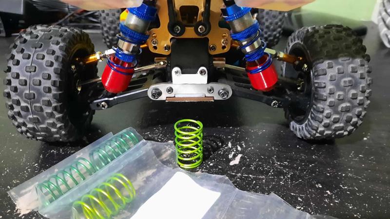 WLTOYS Shock Absorber Spacer 9mm mod for Xtra Speed Spring (Super Hard Spring) - 144001, 144010, 124017, 124019