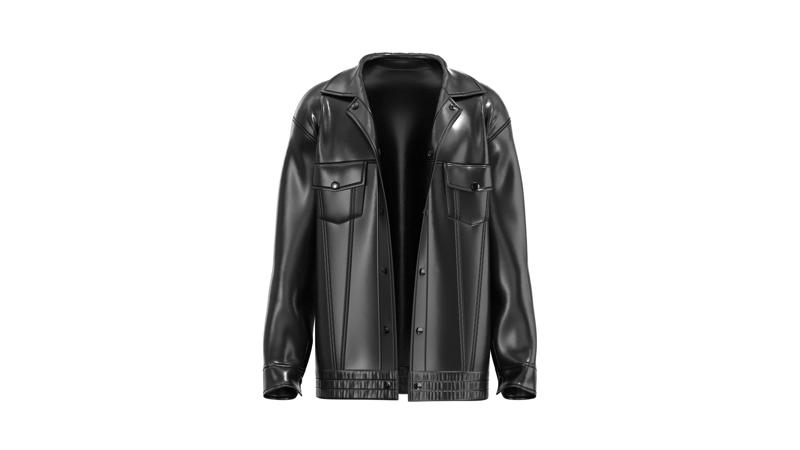 3D Leather-Jacket | Marvelous / Clo3d / obj / fbx